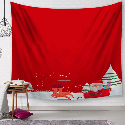 

Toponeto Christmas Tapestry Santa Print Wall Hanging Tapestry Art Home Decor