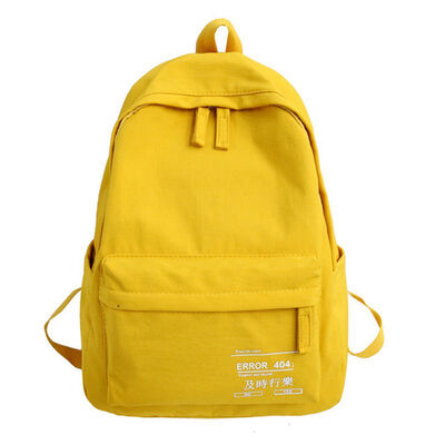 

The ancient feeling girl bag day Korean high school sen department backpack simple solid color college students ins backpack