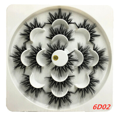 

〖Follure〗Sexy Party 3D False Eyes Lashes Lashes Eye Lashes 7 Pair Makeup Lashes Beauty