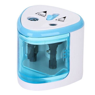 

Toponeto Electric Pencil Sharpener Double Hole Portable Pencil Sharpener Battery operated