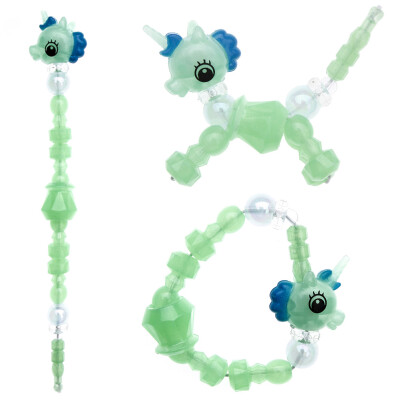 

Luminous Magical Pets Bracelets Transforms Magically from Bracelet to Pet Colorful Jewel-Like Beads Bracelet