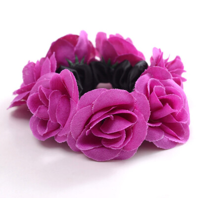 

〖Follure〗Womens Simulation Cloth Small Flowers Hair Rope