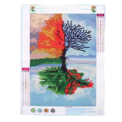 

DIY 5D Diamond Painting Seasons Tree Cross Stitch Diamond Embroidery Patterns rhinestones Diamond Mosaic bk