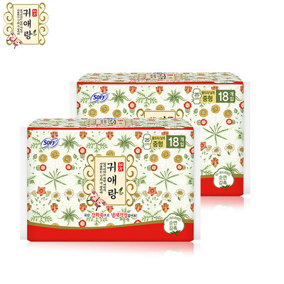 

SOFY Chinese herbal medicine sanitary napkins cotton total 36 medium medium daily 25cm18 2