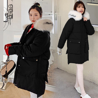 

Toponeto Women Solid Casual Thicker Winter Warm Loose Jacket Long Overcoat