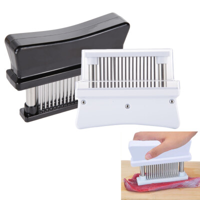 

Practical Meat Tenderizer with 48 Sharp Stainless Steel Blades Kitchen Tool