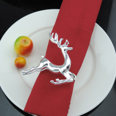 

Gobestart Christmas Santa Claus Napkin Ring Table Decor Napkin Holder for Christmas Dinner