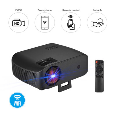 

Portable LED Video Projector Home Family Theater Movie Projector 50000 Hours 2800 Lumen Lamps Life 150001 Contrast Ratio 1280720