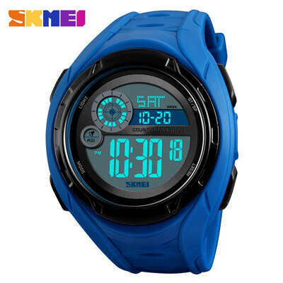 

Mens Sports Watch 50 Meter Waterproof Watch Display Digital Watch Chronograph Countdown Luminous Electronic Clock