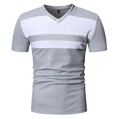 

Toponeto Fashion Personality Mens Summer Casual Slim Short Sleeve T Shirt Top Blouse