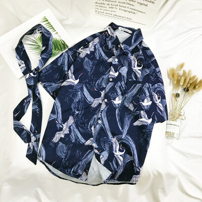 

Tailored Mens Summer Fashion Shirts Casual Short Sleeve Beach Tops Loose Casual Blouse