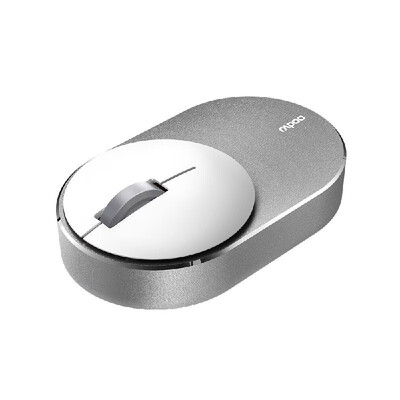 

Rapoo M600 Mini Mouse 1300DPI Three Modes Bluetooth 3040 24GHz Wireless Optical Mice Three Device Connection White
