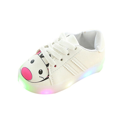 

Children Baby Girls Boys Cartoon Led Light Luminous Running Sport Sneaker Shoes