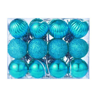 

Gobestart 24Pcs 30mm Christmas Xmas Tree Ball Bauble Hanging Home Party Ornament Decor