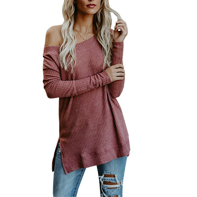 

Half Open Shoulder Irregular Tops