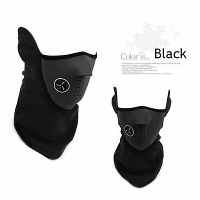 

Winter Outdoor Windproof Neoprene Thermal Fleece Half Face Mask Scarf Snowboard Snow Ski Motorcycle Bike Hiking Skateboard