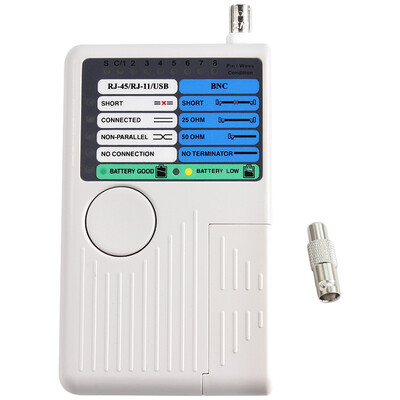 

New Remote RJ11 RJ45 USB BNC LAN Network Cable Tester for UTP STP LAN Cables Tracker Detector