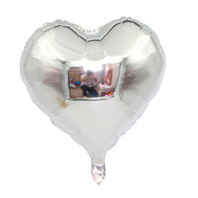 

18 Inch 50pcsset Heart-shaped Aluminum Foil Balloon Wedding Room Party Decoration Love Aluminum Film Balloon