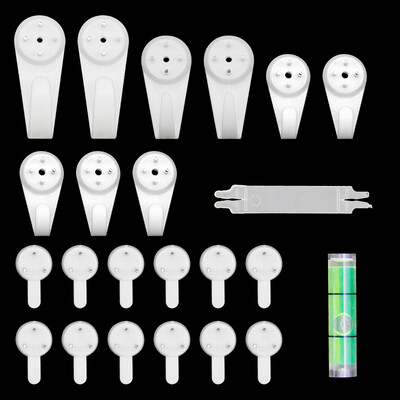 

Jiebi Shi strong hook transparent no trace super load bearing hook free nail magic stickers 10 Pack