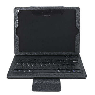 

129in Wireless Keyboard Removable PU Leather Cover Slim Protective Case For iPad Pro