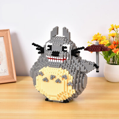 

8626 My Neighbour Totoro Cartoon Model Building Blocks Bricks Kids DIY Birthday Christmas Gifts Toys Diamond Doll Pressure Release