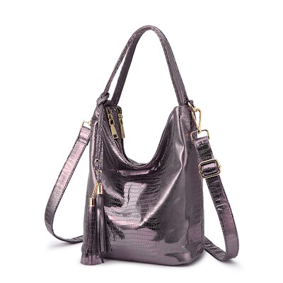 

REALER Shoulder bag Brand messenger crossbody bags for women fashion purses&handbags PU animal prints Hobo bag tote female