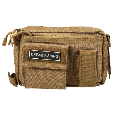 

Multi-purpose Fishing Waist Pack Outdoor Water-resistant Fishing Tackle Shoulder Bag Waist Lumbar Fanny Pack Bag with Removable Wa