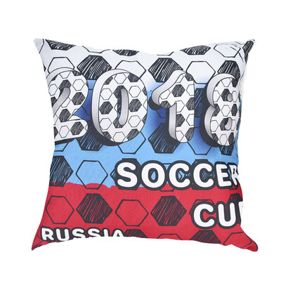 

〖Follure〗Soccor Print Pillow Case Polyester Sofa Car Cushion Cover Home Decor