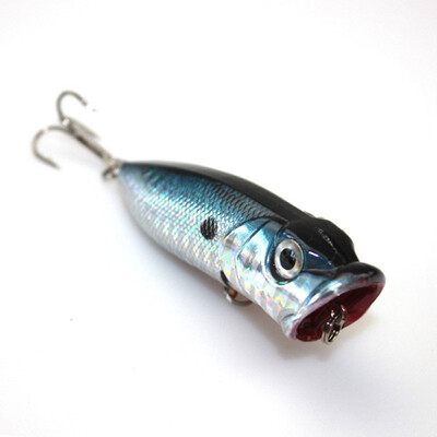 

5 colors Fishing Lures Popper Lure 65cm 13g fishing bait 6 high carbon steel hook fishing tackle