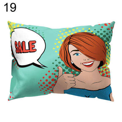 

Creative Beauty Printed Throw Square Pillow Case Cushion Cover Bedding Articles