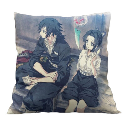 

Cartoon Throw Pillows Square Decorative Pillows for Kids Teens Adults&Anime Fans