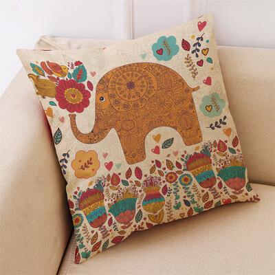 

Tailored New Christmas Cotton Linen Pillow Case Sofa Cushion Cover Home Decor
