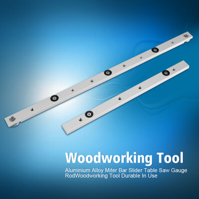 

Aluminium Alloy Miter Bar Slider Table Saw Gauge Rod Woodworking Tool Durable In Use Woodworking Tool Miter Slider