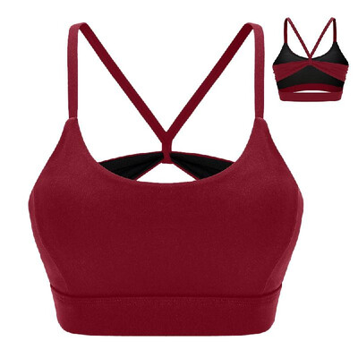 

Womens Sports Bras Bowknot Back Tops Activewear Clothes for Yoga Gym Running Fitness Workout