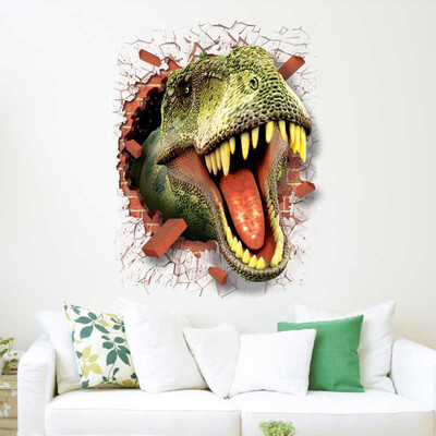 

NEW 3D Dinosaur Removable Wall Stickers Decal Kids Room Home Decor
