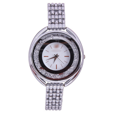 

Korean version of the leisure rhinestone ball scale quartz watch wish hot ladies bracelet table