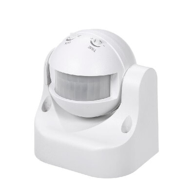 

Wall Mounted Infrared Detector Movement Switch IP44 Outdoor PIR Motion Sensor Light Switch with Adjustable Time Delay 180° Inducti