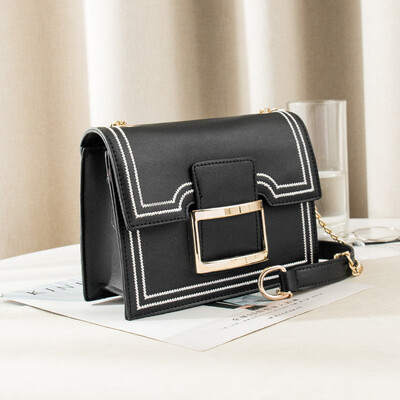 

Chains of Chaohua-Korean Version 2018 on New Little Girl in Autumn&Winter Leisure Slant Bag