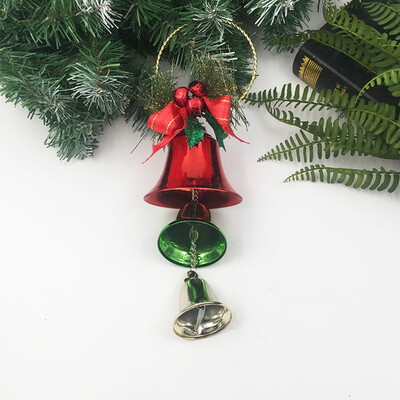 

Toponeto Bowknot Jingle Bell Rings Pendant for Christmas Tree And Door Hanging Decor