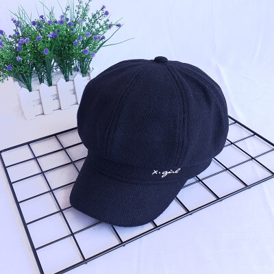 

2019 autumn winter new Japanese leisure star anise cap beret female Korean version tide British retro cashmere painter cap