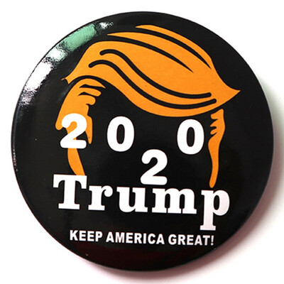 

1Pcs Donald Trump 2020 Enamel Pins Metal Badges For Clothes Decoration Jewelry Gifts