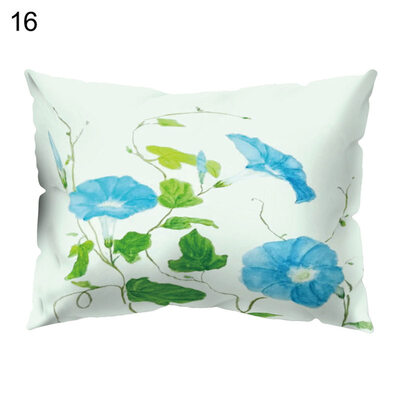 

Multicolor Eucalyptus Leaf Cactus Peony Pillow Case Cushion Cover Home Decor