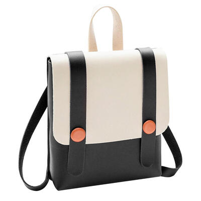 

Women Small Backpack Preppy Leather Handbag Travel School Shoulder Bags