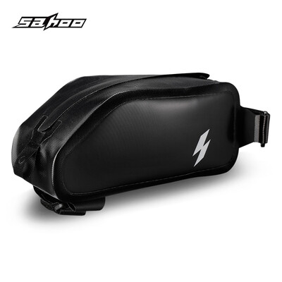 

SAHOO 122009 Full Water-resistant Front Frame Top Tube Cycling Bicycle Bag Phone Holder