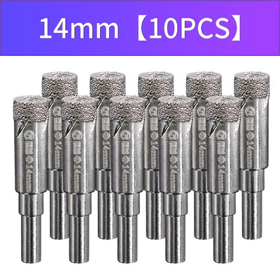 

JIANGCHENG Vacuum Brazed Dry Drill Diamond Hole Saw with Wax Filling Diamond Core Drill Bits Set for porcelain ceramic tile
