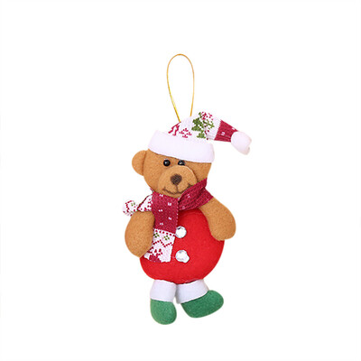 

Tailored Christmas Ornaments Gift Santa Claus Snowman Tree Toy Doll Hang Decorations