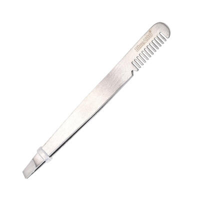 

Stainless Steel Eyebrow Tweezers Women Face Hair Removal False Eyelash Clip