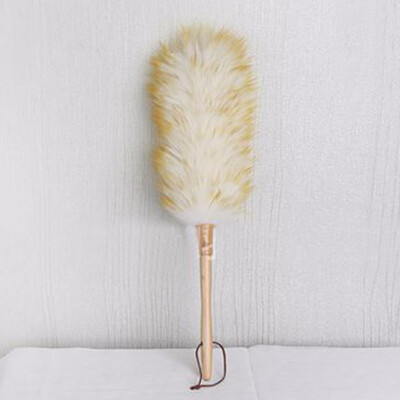 

Wood Handle Dust Sweeping Home Cleaning Lambswool Duster Furniture Hanging Rope