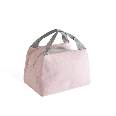 

Portable Handle Insulated Bag Heat Preservation Lunch Box Tote Food Picnic Pouch
