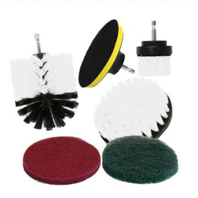 

6pcsset Electric Drill Brush Power Scrubber Cleaning Brush Tub Cleaner Tool